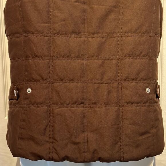 ‎Kirkland Signature Brown/Cream Reversible Vest Size S - Picture 7 of 13